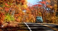 Autumn drive Royalty Free Stock Photo