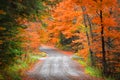 Autumn drive in New Hampshire