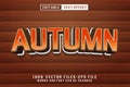 Autumn Editable Text Effect