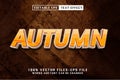 Autumn Editable Text Effect