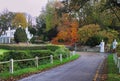 Autumn in an English rural Lane Royalty Free Stock Photo