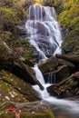 Autumn at Estatoe waterfalls, Mountain Meadows in Rosman, North Carolina