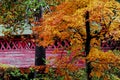 AUTUMN-FALL- Colorful Foliage at the Henry Covered Bridge