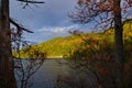 Autumn / Fall foliage in the Adirondack Mountains High Peaks Region Royalty Free Stock Photo
