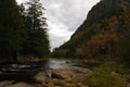 Autumn / Fall foliage in the Adirondack Mountains High Peaks Region Royalty Free Stock Photo