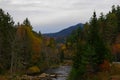 Autumn / Fall foliage in the Adirondack Mountains High Peaks Region Royalty Free Stock Photo