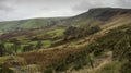 Autumn Fall landscape of Mam Tor in Peak District UK