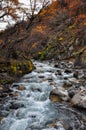 Autumn / Fall in Parque Nacional Torres del Paine, Chile Royalty Free Stock Photo