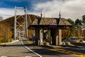 Ornate Toll Booth - Historic Bear Mountain Suspension Bridge - Hudson River - New York