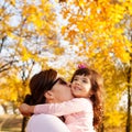 Autumn family love Royalty Free Stock Photo