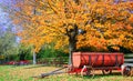 Autumn Farm Scene Royalty Free Stock Photo