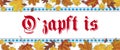 Autumn Foliage Bavarian Ribbons OZapft is Header