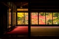 Autumn foliage color at Nanzen-ji, Kyoto Royalty Free Stock Photo