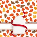 Autumn Foliage Etikette Banner