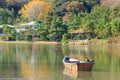 Autumn foliage in the Sankeien Garden, Yokohama, Kanagawa, Japan Royalty Free Stock Photo