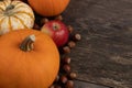 Autumn food background