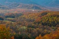 Autumn from Foothills Parkway, East Tennessee Royalty Free Stock Photo