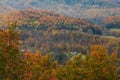 Autumn from Foothills Parkway, East Tennessee Royalty Free Stock Photo