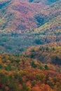 Autumn from Foothills Parkway, East Tennessee Royalty Free Stock Photo