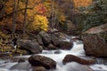 Autumn Forest Cascade Royalty Free Stock Photo