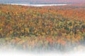 Autumn Forest and Lake Medora Royalty Free Stock Photo