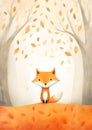 Autumn Fox in the Field