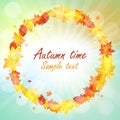 Autumn Frame Royalty Free Stock Photo