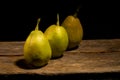 Autumn fresh pears
