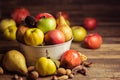 Autumn fruits Royalty Free Stock Photo