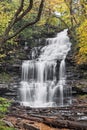 Autumn at Ganoga Falls Royalty Free Stock Photo