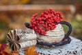 Autumn garden decor