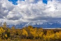 Autumn in the Grand Tetons Royalty Free Stock Photo
