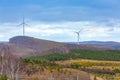 A colorful mountain valley in Bashang grassland Royalty Free Stock Photo