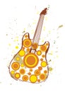 Autumn Guitar Poster