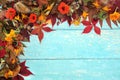 Autumn Harvest Abundance Background Border