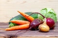 Autumn harvest Still life of ripe vegetables Royalty Free Stock Photo