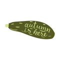 Autumn is here quote, summer squash