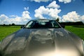 Autumn highway travel cars blur Royalty Free Stock Photo