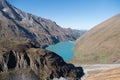 Autumn hike to grosses Wiesbachhorn in glocknergruppe hohe tauern in austria Royalty Free Stock Photo