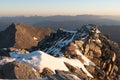 Autumn hike to grosses Wiesbachhorn in glocknergruppe hohe tauern in austria