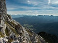 Autumn hiking and mountaineeting in brandenburger alpen in austria