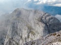 Autumn hiking and mountaineeting in brandenburger alpen in austria