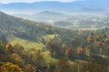 Autumn in the Hills of North Carolina Royalty Free Stock Photo