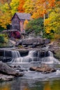 Autumn at the historic Babcock Gristmill in West Virginia