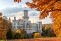 Autumn at Hluboka Castle, Czech Republic Royalty Free Stock Photo