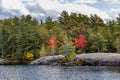 Autumn at Honeymoon Bay, Beausoleil Island, Ontario, Canada