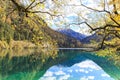 Autumn in jiuzhaigou, China Royalty Free Stock Photo