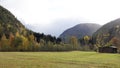 Autumn in Jostedal valley in Norway Royalty Free Stock Photo