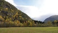 Autumn in Jostedal valley in Norway Royalty Free Stock Photo