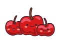 autumn kawaii apples